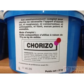 CHORIZO DOUX RF (E120)   Seau de 2kg