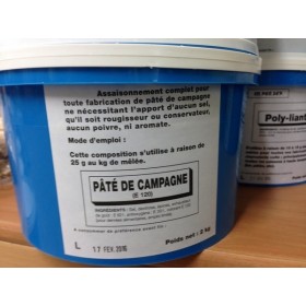 PATE DE CAMPAGNE E120 2Kg