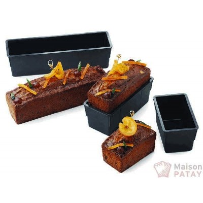 TOILES, FEUILLES CUISSON : MOULE CAKE EXOGLASS 140X80MM
