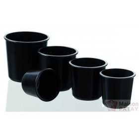 TOILES, FEUILLES CUISSON : 6 DARIOLES RONDES EXOGLASS D60
