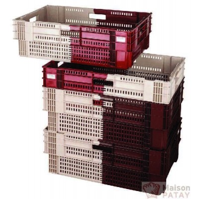 BACS EUROPE ET DIVERS : BAC GERBABLE EMBOIT.BRUN/BEIG 35 L