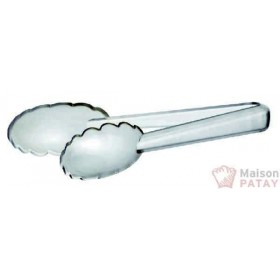 COUVERTS DE SERVICE : PINCE FEUILLE CHENE 240MM PC TRANSP