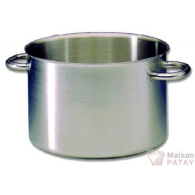 BATTERIE DE CUISINE INOX : BRAISIERE  SOUS C- 24