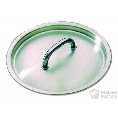 BATTERIE DE CUISINE INOX : COUVERCLE  - 18