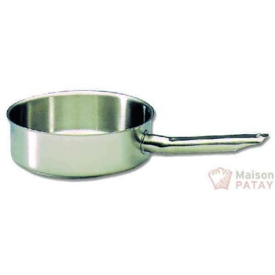 BATTERIE DE CUISINE INOX : SAUTEUSE  SOUS C - 20