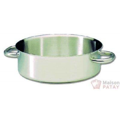 BATTERIE DE CUISINE INOX : SAUTOIR  SOUS C - 45