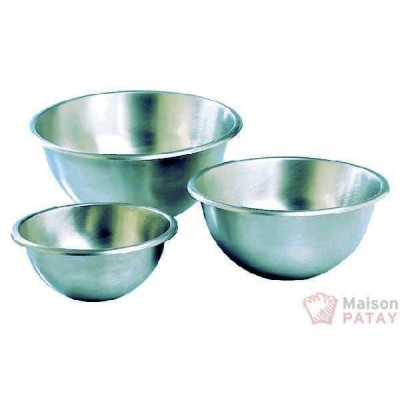 ACCESSOIRES INOX : BASSINE 1/2 SPHERIQUE INOX-20
