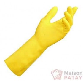 VETEMENTS DE PROTECTION : PAIRE GANTS LATEX JAUNE T8/9