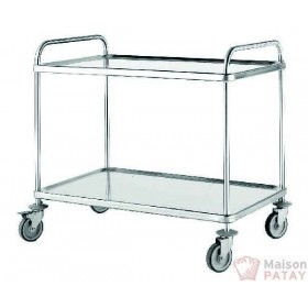 CHARIOTS ET RAYONNAGES : CHARIOT SERVICE 2PLX - 80x50