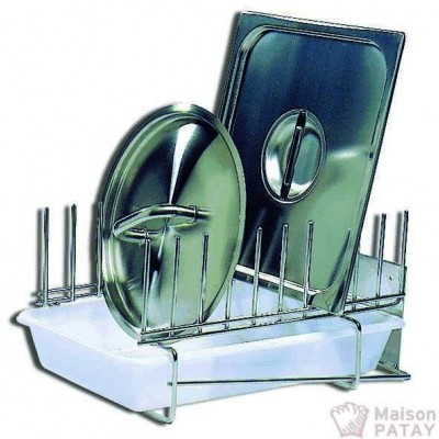 ACCESSOIRES INOX : RACK A COUVERCLES INOX