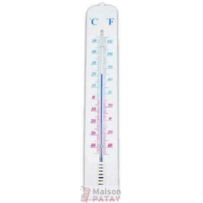 THERMOMETRES ET MINUTEURS : THERMOMETRE MURAL 40X8 -40+50°