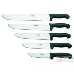 COUTEAUX EUROPEENS : COUTEAU BOUCHER 36 NOIR SURMOU