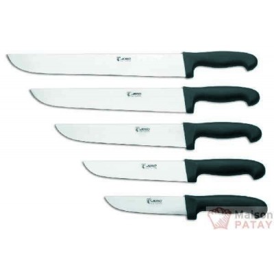 COUTEAUX EUROPEENS : COUTEAU BOUCHER 36 NOIR SURMOU