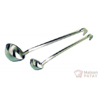 LOUCHE MONOBLOC INOX D. 20 CM