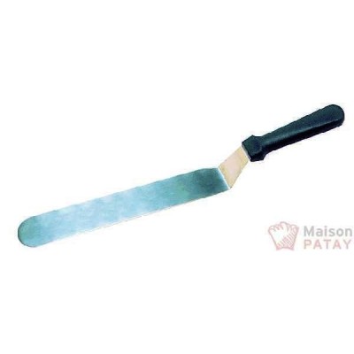 SPATULE COUDEE INOX L 260 MM