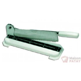 COUTEAUX A PAIN ET PIZZA : COUPE PAIN PE LAME INOX 25CM