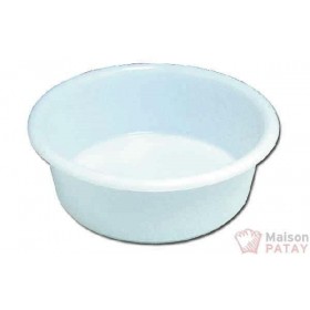 BACS EUROPE ET DIVERS : CUVETTE RONDE PLAST. BLANC 9L