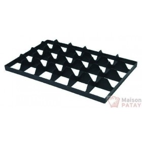 CASIERS DE LAVAGE : SEPARATEUR 24 VERRES SOUS POIGNEE