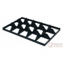 CASIERS DE LAVAGE : SEPARATEUR 15 VERRES SOUS POIGNEE