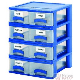 BACS MODULUS : BLOC 2 TIROIRS P/PLAT TEMOIN