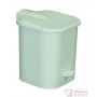 TRI DES DECHETS : POUBELLE CARREE 4L A PEDALE BL
