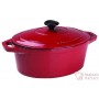 FONTE EMAILLEE : COCOTTE OVALE FONTE ROUGE 3.6L