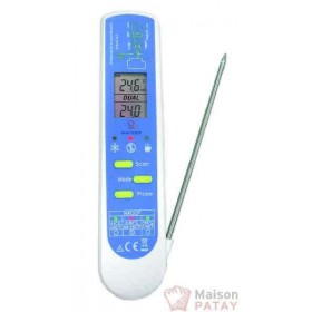 THERMOMETRES ET MINUTEURS : THERMOULE DUO INFRA ROUGE+SONDE