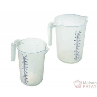 BALANCES : POT  GRADUE PLASTIQUE     3L
