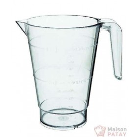 BALANCES : PICHET GRADUE PC TRANSP 1LITRE