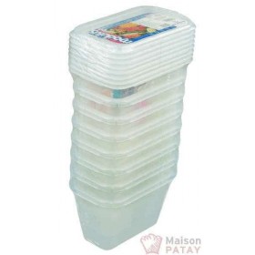 BACS MODULUS : 8 BOITES RIGIDES 1/9-A/C- 0,8L