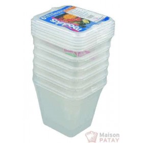 BACS MODULUS : 6 BOITES RIGIDES 1/6-A/C - 2L