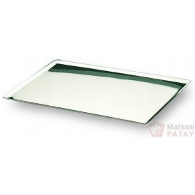 PLAQUE INOX BORDS PINCES 60x40