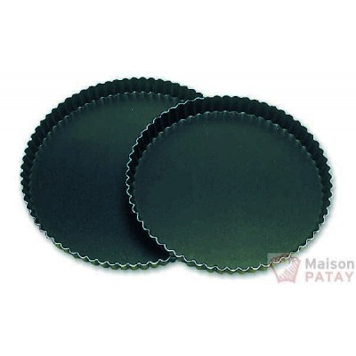 MOULES RIGIDES INDIVIDUELS : TOURTIERE CANNELEE EXAL 240MM