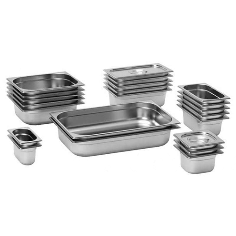 Bac Gastro INOX Perforé GN 1/1 – 530 X 325 X 40 Mm, Capacité 5,5 L, Acier Inoxydable 18/10 De Qualité Professionnelle