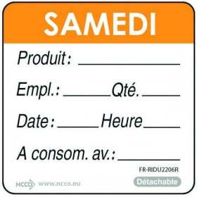 RL ETIQUETTE SAMEDI ORANGE