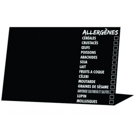 10 CHEVALETS 7X5CM ALLERGENE