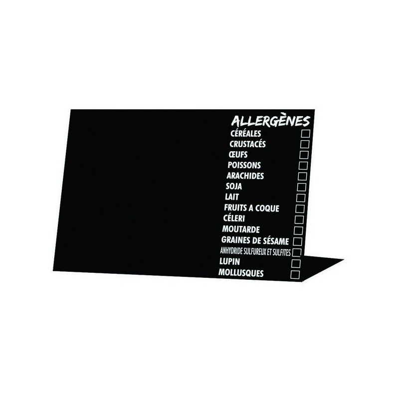 Lot De 10 Chevalets 7x5 Cm Pour Présentation - Idéal Affichage Allergènes, Menus, Prix (Le Petit Mitron) - 7