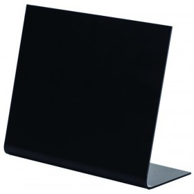 10 CHEVALETS PVC NOIR 7X6CM