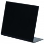 10 CHEVALETS PVC NOIR 7X6CM