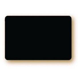 10 ETIQUETTES PVC NOIR 8X6CM