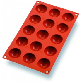 MOULE SOUPLE 1/2 SPHERE (x15) GASTROFLEX 
