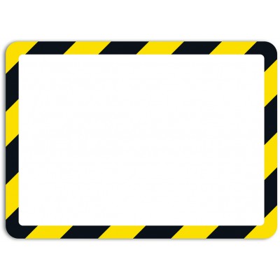 2 POCHETTE MAGNETO A4 JAUNE/NR 
