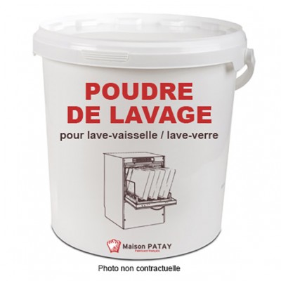 POUDRE DE LAVAGE POUR LAVE-VAISSELLE/LAVE-VERRE - 10KG 
