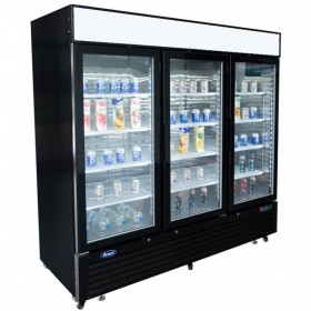 ARMOIRE VITREE 3 PORTES POSITIVE - 2050 L