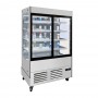 VITRINE MURALE 2 PORTES COULISSANTES 480L