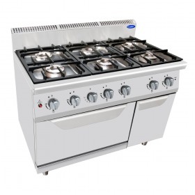 FOURNEAUX SUR FOUR SERIE 700 - 6 BRULEURS