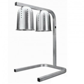 CHAUFFE FRITES 2 LAMPES - Alu