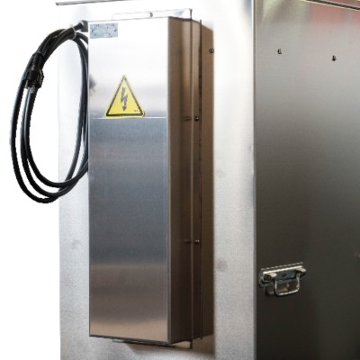 Cache ventilateur étuve