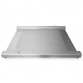 PLATEFORME DE PESAGE SURBAISSE MONOBLOC 1000X1000 - 300KG
