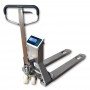TRANSPALETTE PESEUR INOX 1,5T - 1150x530